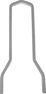 DRAG SPECIALTIES Square Sissy Bar - Chrome - 15.14 inches High x 8.25 inches Wide - Part No. X08-0045CT