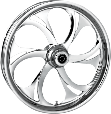 RC Components Recoil Front Dual Disc Wheel for Harley FLT 2000-2007, 16x3.5 inches, Chrome - Part 16350-9017-105C