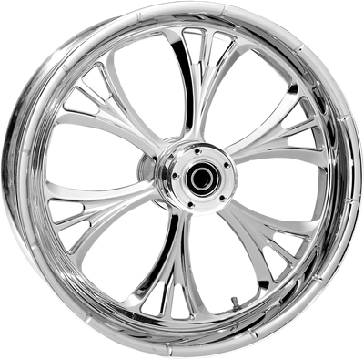 RC Components Majestic Rear Wheel for Harley FLH 2002-2007, 16x3.5 inches, Chrome, Part #16350-9174-102C