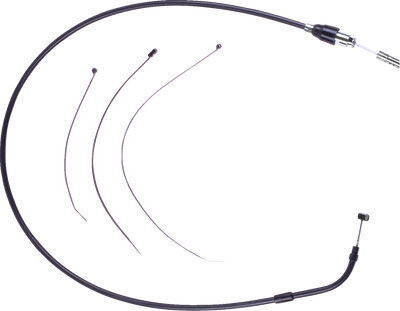 DRAG SPECIALTIES Quick Connect Clutch Cable Upper Part 53239-2HE, 37-1/4 inches Stainless Steel