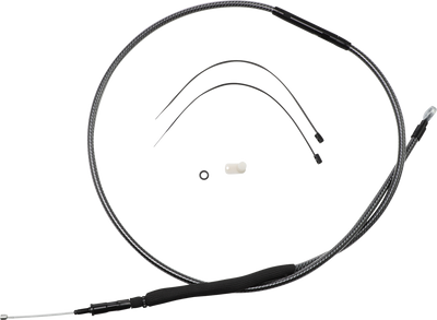 MAGNUM SHIELDING High-Efficiency Polished KARBONFIBR Clutch Cable - 66-11/16" (Part #72234HE)
