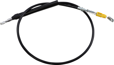 LA Choppers Black Vinyl Clutch Cable - Quick Connect for 15-17 Inch Ape Hanger Handlebars on 2018-2021 Softail Models (Part LA-8155C16B)