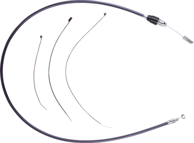 DRAG SPECIALTIES Quick Connect Upper Clutch Cable 43" Black/Chrome Part 4323800HE