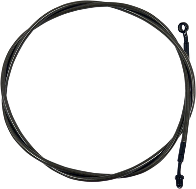 LA Choppers Midnight Braided Clutch Cable for 12-14 inch Ape Hanger Handlebars - '96-'06 Softail (Part LA-8100C13M)