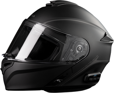 SENA Outrush R Helmet Black - Medium (Part Number: OUTRUSHR-MB00M3)