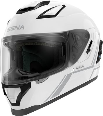 SENA Stryker Helmet - Glossy White Small STRYKER-GW00S1