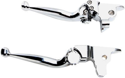 PSR Journey Adjustable Lever Set for Harley Models - Chrome (Part Number 12-00611-20)