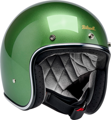 BILTWELL Bonanza Helmet in Metallic Irish Green - XS (Part No. 1001-3117-201)