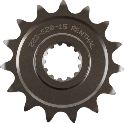 Renthal 15-Tooth Front Sprocket 289--520-15P for Enhanced Power Transfer and Durability