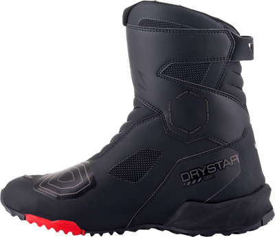 Alpinestars RT-7 Drystar® Motorcycle Boots - Black/Red US 12 / EU 47 - Model 2443023-13-47