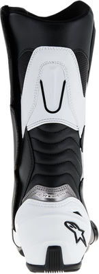 Alpinestars SMX-S Motorcycle Boots - Black/White US 11.5 / EU 46, Part 2223517-12-46