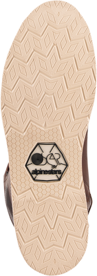 Alpinestars Oscar Monty V2 Motorcycle Boots - Brown US 11.5 with Reinforced Leather and Impact Protection