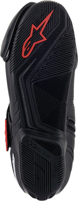 Alpinestars SMX1-R V2 Motorcycle Racing Boots - Black/Red, US 6.5 / EU 40, Part #2224021-13-40