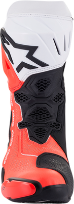 Alpinestars Supertech R Vented Boots Black/Fluorescent Red/White US 8 / EU 42 - Part 2220121-124-42