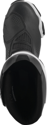 Alpinestars SMX-6 V3 Vented Motorcycle Boots - Black/White US 12 / EU 47, Part Number 2223225-21-47