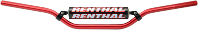 RENTHAL 7/8" Off-Road Handlebar 971-08-RD-01-185 in Red with Lightweight Aluminum Construction