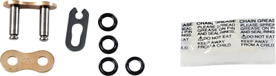 EK 520 SRO Clip Connecting Link - Heavy-Duty Gold Chain Accessory Part Number 520SRO6-SKJ/G