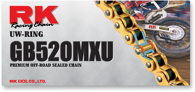 RK 520 MXU Sealed Racing UW-Ring Chain - 120 Links