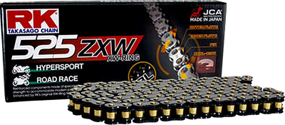 RK 525 ZXW Drive Chain - 120 Links for High-Performance Motorcycles