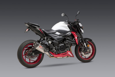 Yoshimura 11801BP521 Street At2 Slip-On Exhaust with Carbon Fiber End Cap and Works Finish