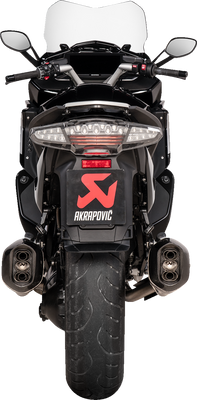 AKRAPOVIC Slip-On Line Mufflers for BMW K1600 GT & GTL - Titanium, Part Number S-B16SO5-HZAAT