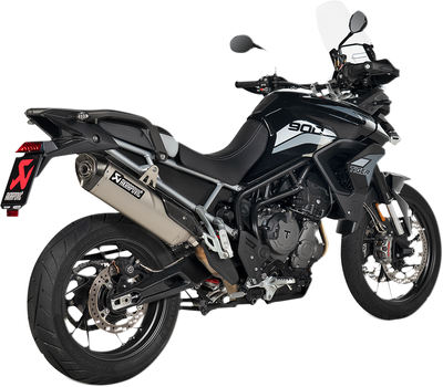 AKRAPOVIC Titanium S-T9SO3-HRT Slip-On Muffler for Enhanced Performance and Sound