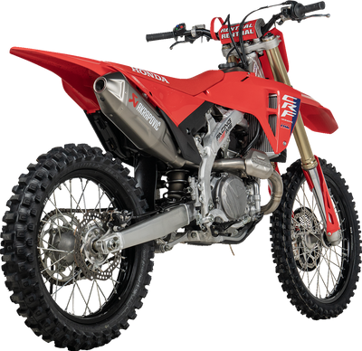 AKRAPOVIC Evolution Line Titanium Exhaust System for Honda CRF450R/CRF450RX (Part S-H4E1-FDHLT)