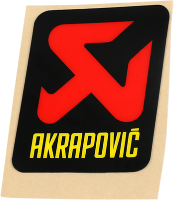 AKRAPOVIC Replacement Sticker P-VST4PO for Motorcycle and Exhaust Systems