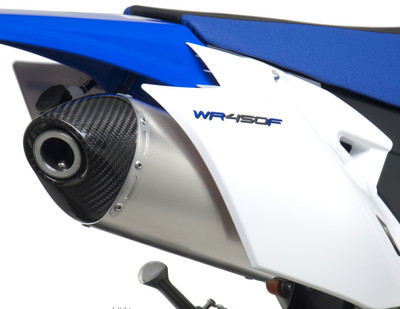 Yoshimura RS-4 Header/Canister/End Cap Exhaust System with SS Al CF - Part 234700D320