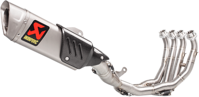 AKRAPOVIC Evolution Titanium Exhaust System for Yamaha Y6E9 - Model S-Y6E9-APT