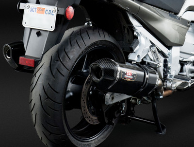 Yoshimura Exhaust Signature R 77 Slip-On SS CF Dual - Part 13150E0220