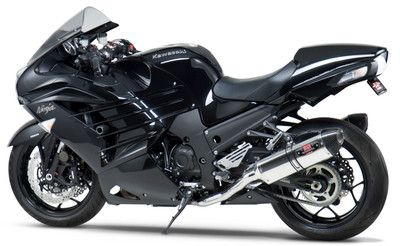Yoshimura Exhaust Race R 77 Slip-On SS SS CF Dual - Part 1414020520
