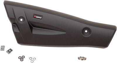 AKRAPOVIC Carbon Fiber Heat Shield P-HSH125R1 for Motorcycle Exhausts