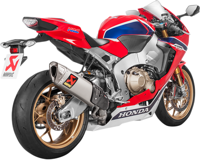 AKRAPOVIC Titanium Muffler for Honda CBR1000RR - Part Number S-H10SO17-HAPXLT/1