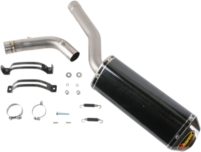 AKRAPOVIC Slip-On Line Muffler for Motorcycle – Carbon Fiber S-S6SO5-TC