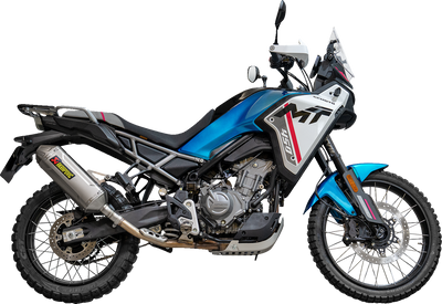 AKRAPOVIC Slip-On Line Muffler for CFMOTO 450 MT and IBEX 450 – Titanium Part S-CF4SO2-HFTT