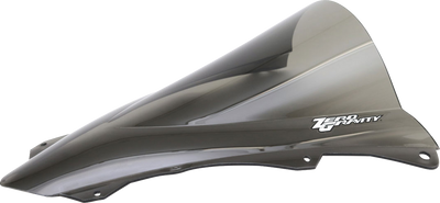 Zero Gravity Double Bubble Windscreen for Kawasaki ZX-4RR - Light Smoke, Part No. 16-284-02