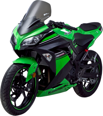 Zero Gravity Smoke Sport Windscreen for Ninja 300 (Part No. 23-282-02)