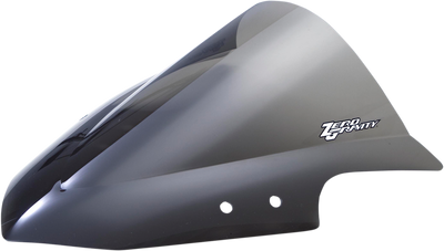 Zero Gravity Double Bubble Windscreen for Kawasaki Ninja 300 - Smoke, Part #16-282-02
