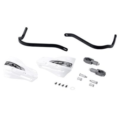 ZETA Armor Handguard XC Kit for 22.2mm and 28.6mm Bars – Black and White