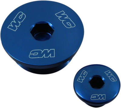 WORKS CONNECTION Engine Plug - Blue - Kawasaki 24-620