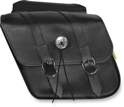 WILLIE & MAX LUGGAGE Slant Compact Saddlebag - Black 58707-00