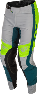 Youth Lite Pants Grey/Lime/Teal Sz 26