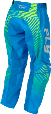 Youth F 16 Pants Blue/Hi Vis Sz 26