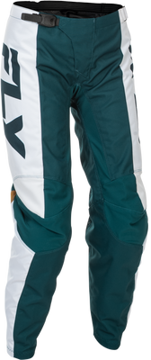 Women's F 16 Pants Teal/White/Gold Sz 11/12
