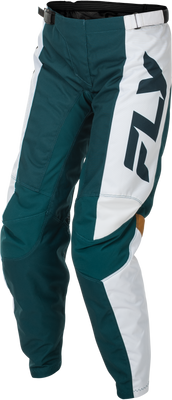 Women's F 16 Pants Teal/White/Gold Sz 03/04
