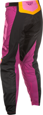 Women's F 16 Pants Ca/Ny Black/Mauve/Yellow Sz 0/02
