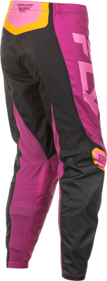Women's F 16 Pants Ca/Ny Black/Mauve/Yellow Sz 0/02