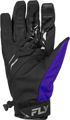 Title Gloves Black/Purple/Grey Md