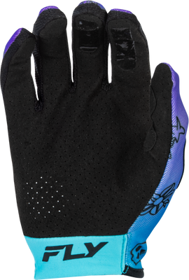 Youth Lite Outline Gloves Purple/Blue/Black Ys